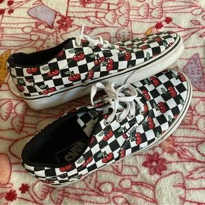 Vans Doheny Women’s Sneaker Cherry Checkered Sz 7